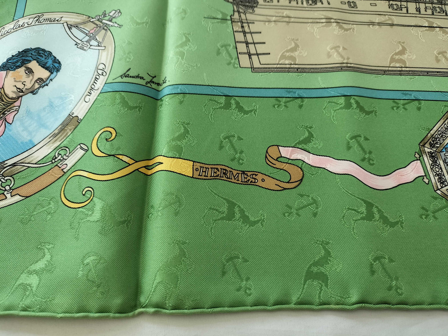HERMES Carré "Geographer" Scarf