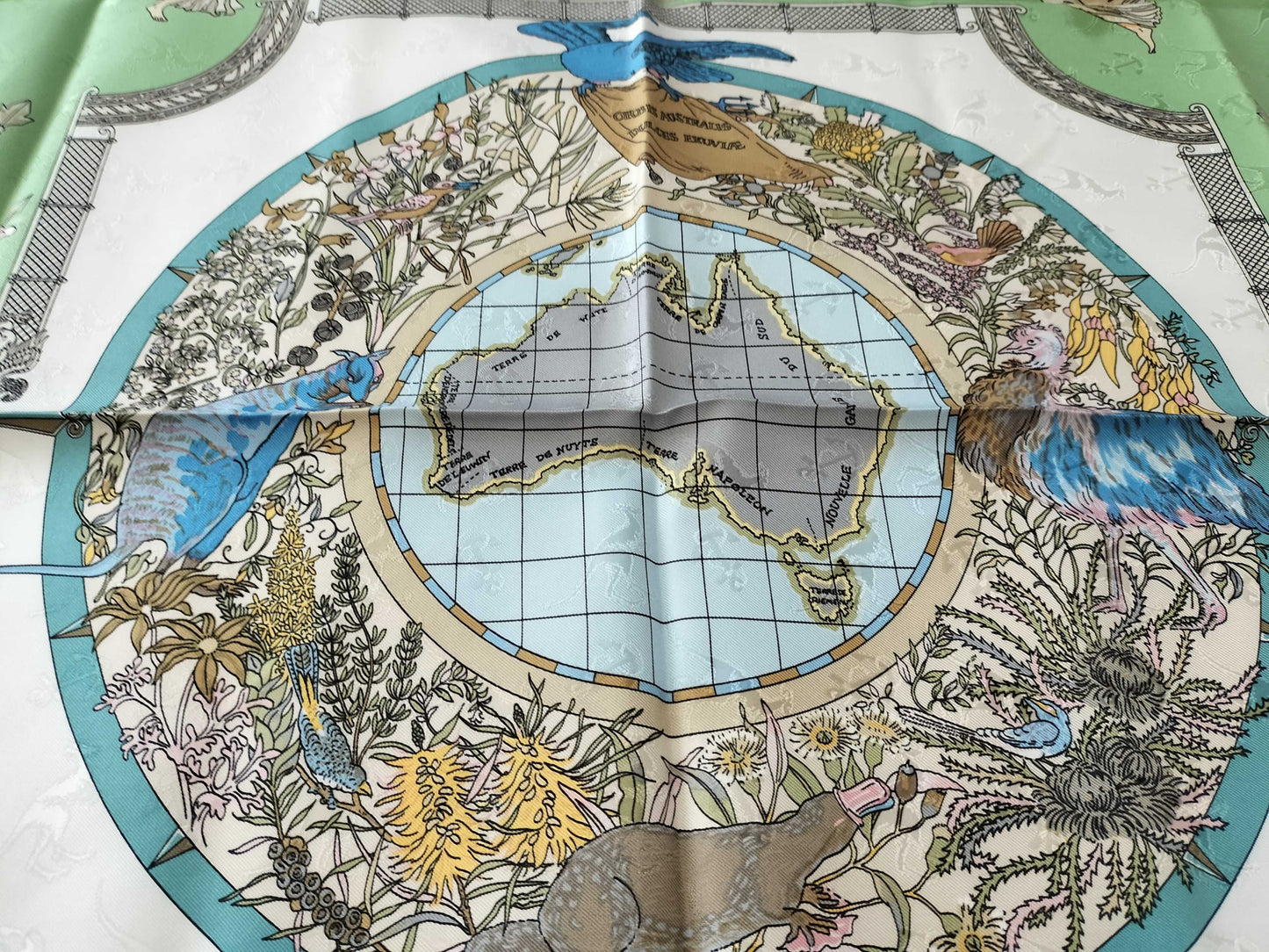 HERMES Carré "Geographer" Scarf
