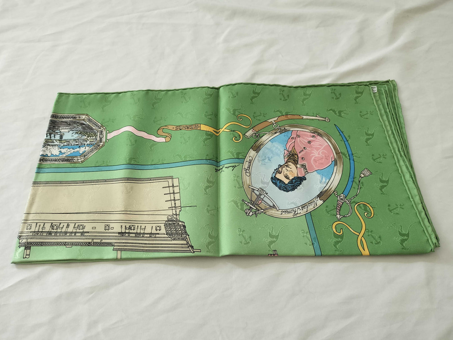 HERMES Carré "Geographer" Scarf