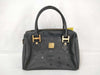 MCM Nylon x Leather Mini Boston Bag