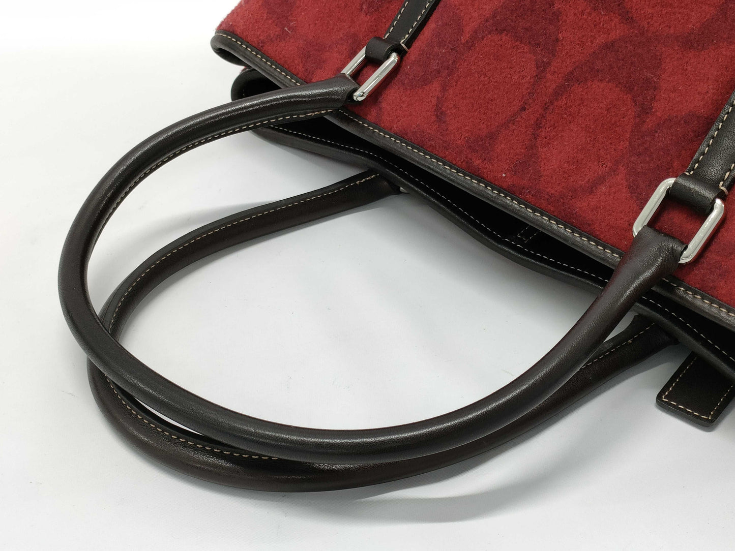 COACH Signature Suede Tote 7721 Tote Bag