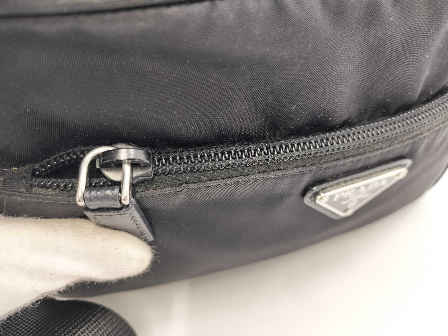 PRADA Nylon Shoulder Pouch Shoulder Bag