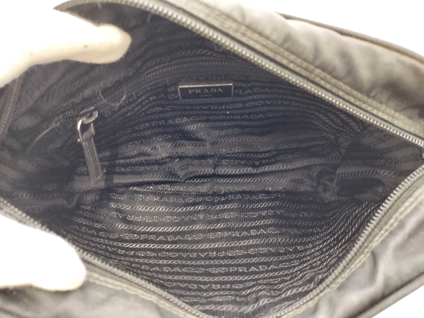 PRADA Nylon Shoulder Pouch Shoulder Bag