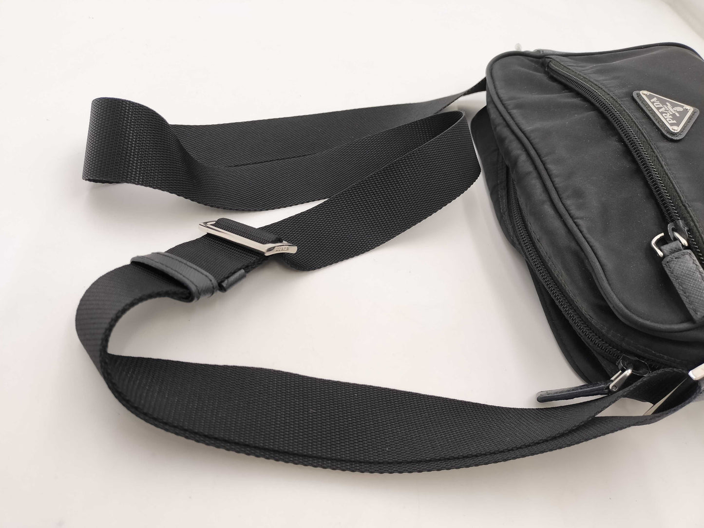 PRADA Nylon Shoulder Pouch Shoulder Bag