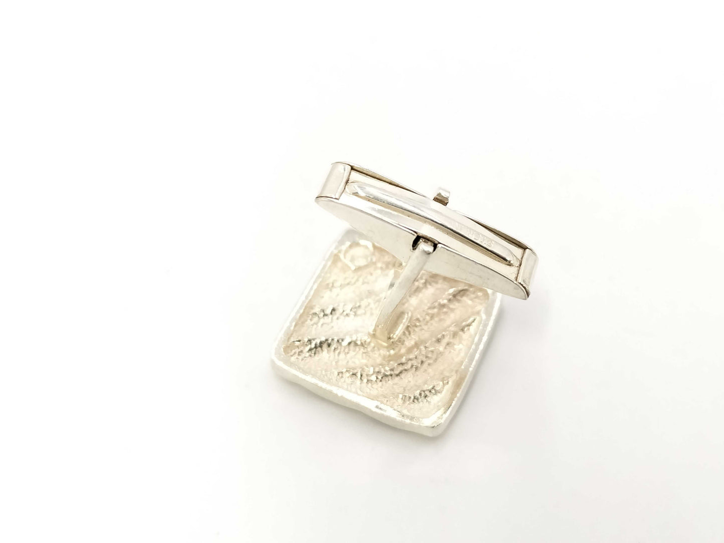 Tiffany & Co. Stripe Wave 12.4g Tie Clip/Cufflinks