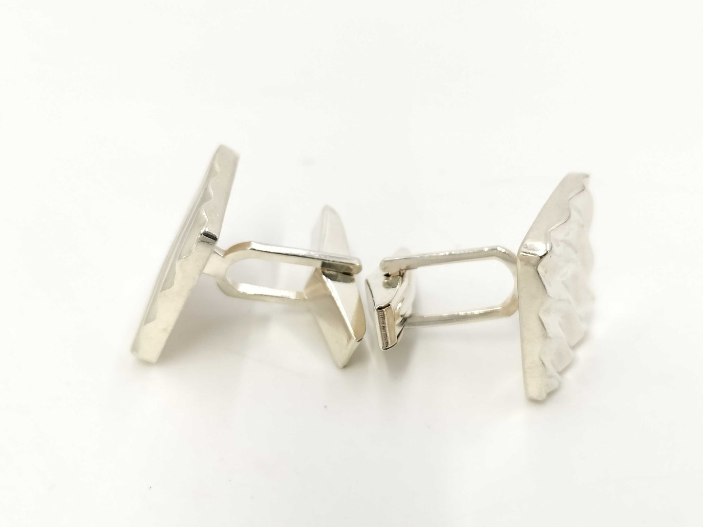 Tiffany & Co. Stripe Wave 12.4g Tie Clip/Cufflinks