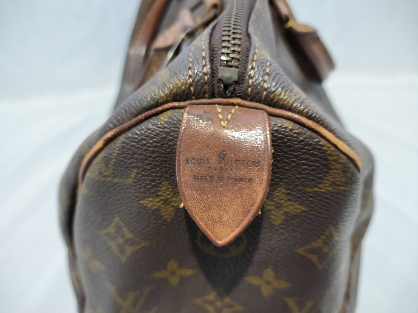 LOUIS VUITTON RFID Unverifiable, Serial Unverifiable, Monogram Old Papillon Handbag with Pouch