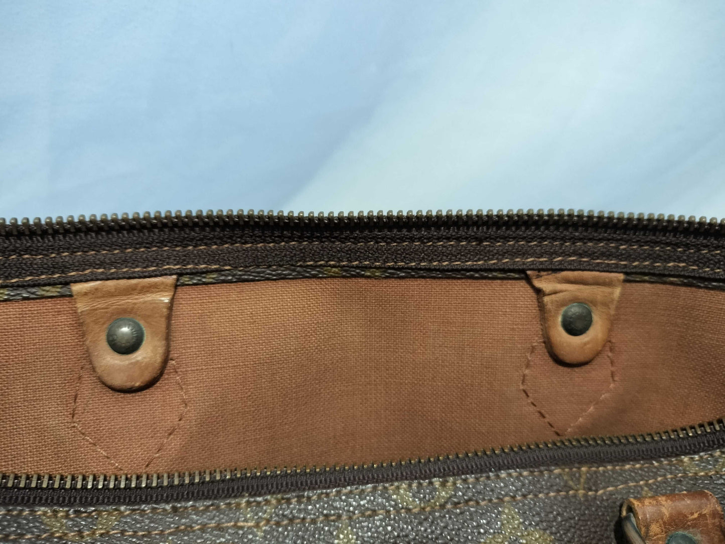 LOUIS VUITTON RFID Unverifiable, Serial Unverifiable, Monogram Old Papillon Handbag with Pouch