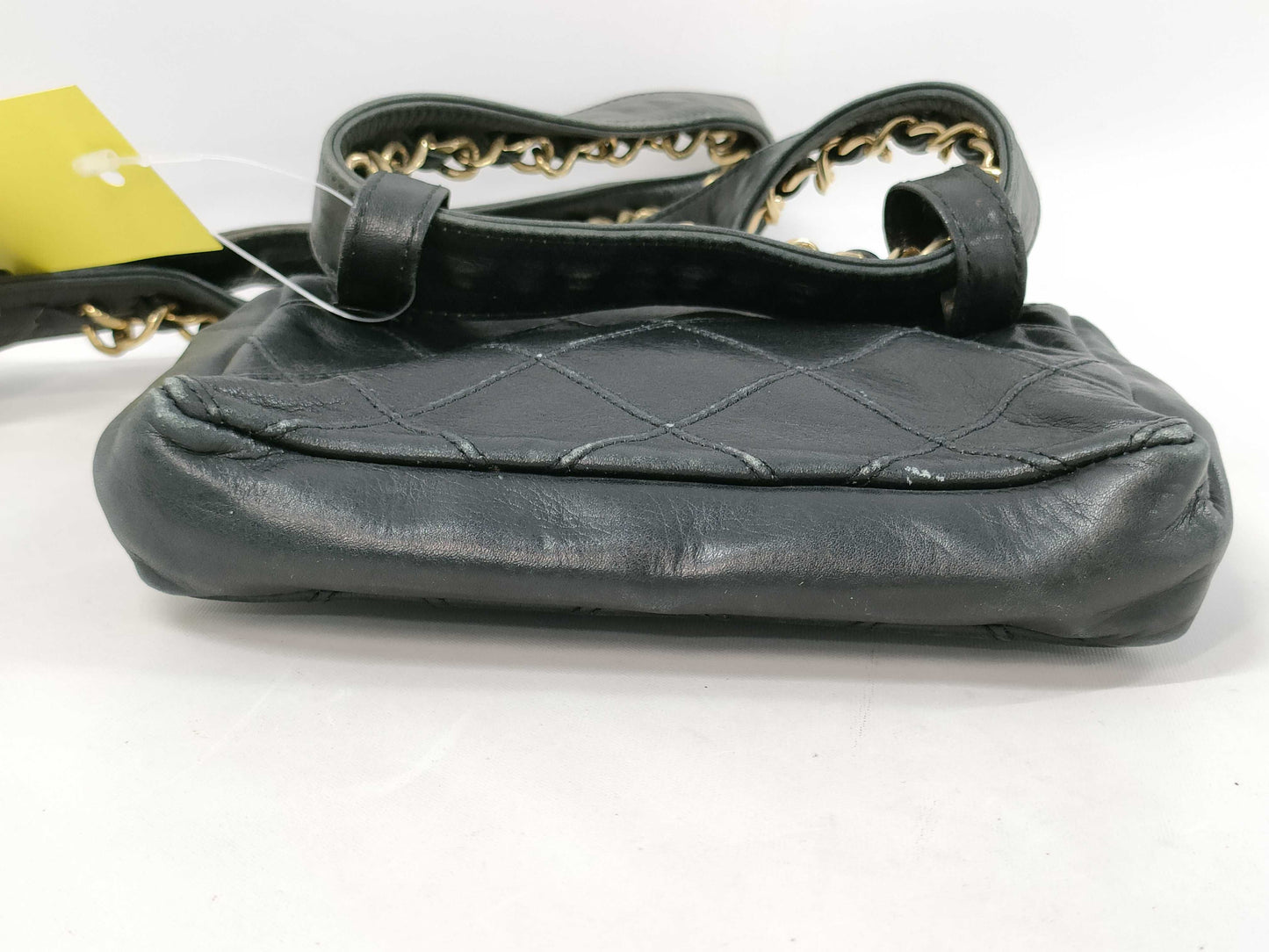 CHANEL Bicolor Lambskin Waist Pouch Shoulder Bag