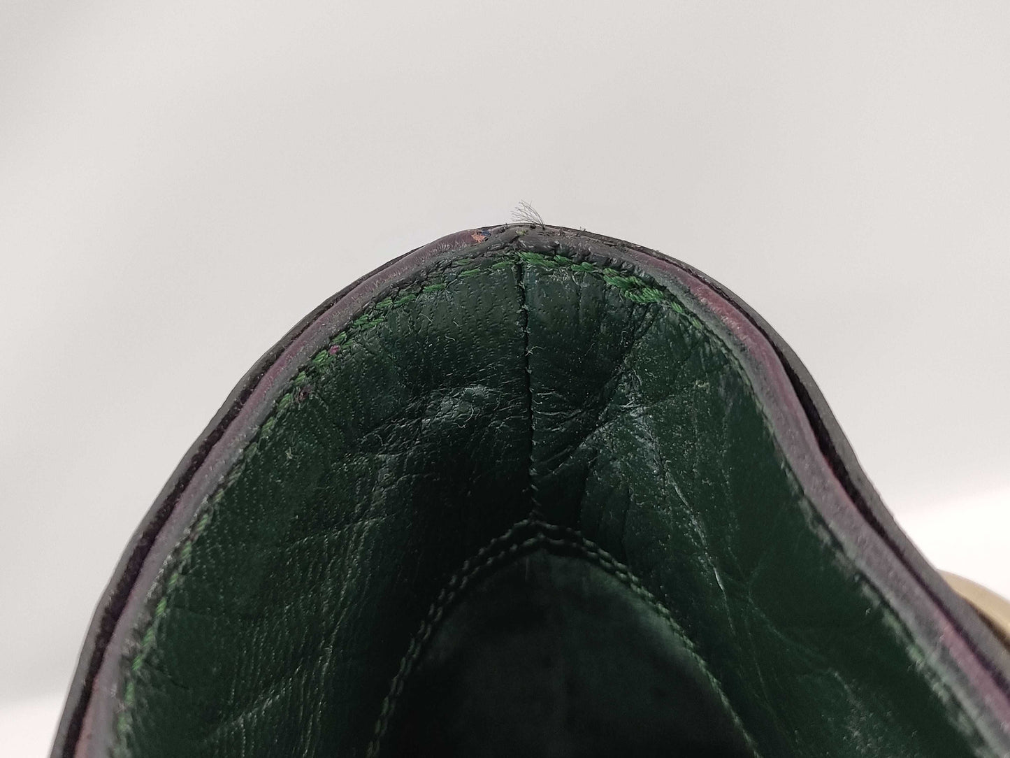 GUCCI Leather Heel Belt Motif Purple Other Shoes