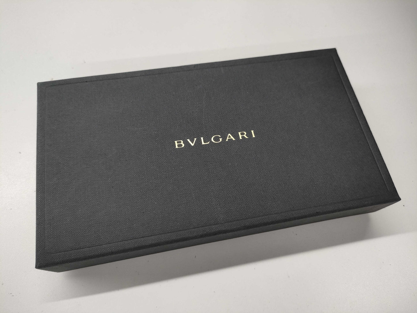 BVLGARI Long Wallet Logo Canvas x Leather Wallet