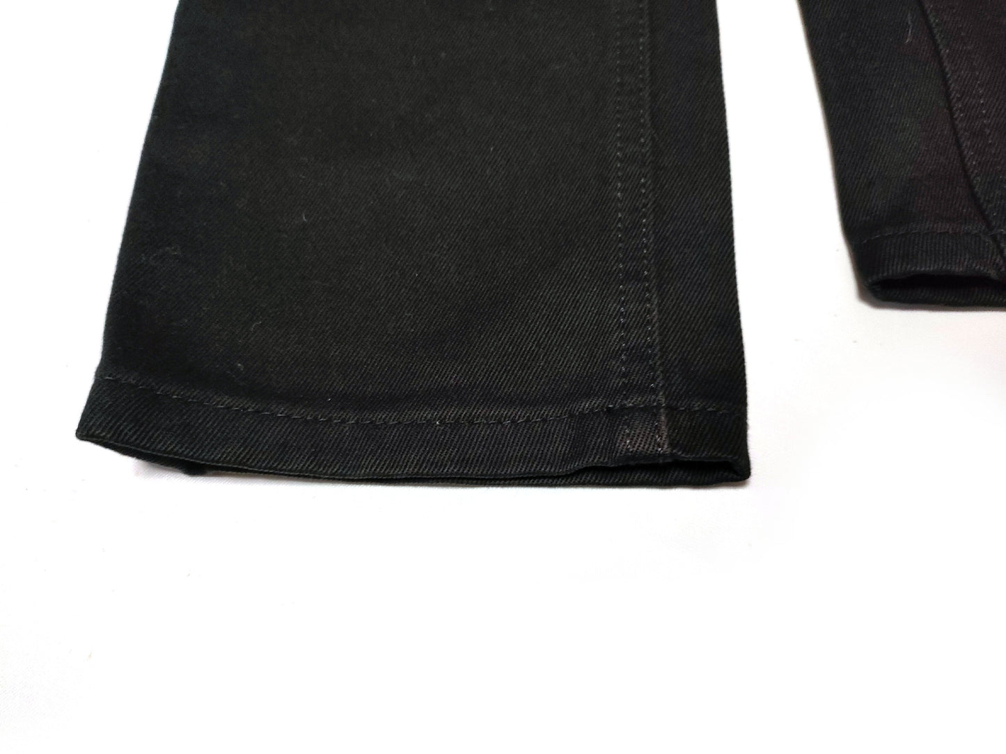 GUCCI Leather x Cotton Contrast Pants