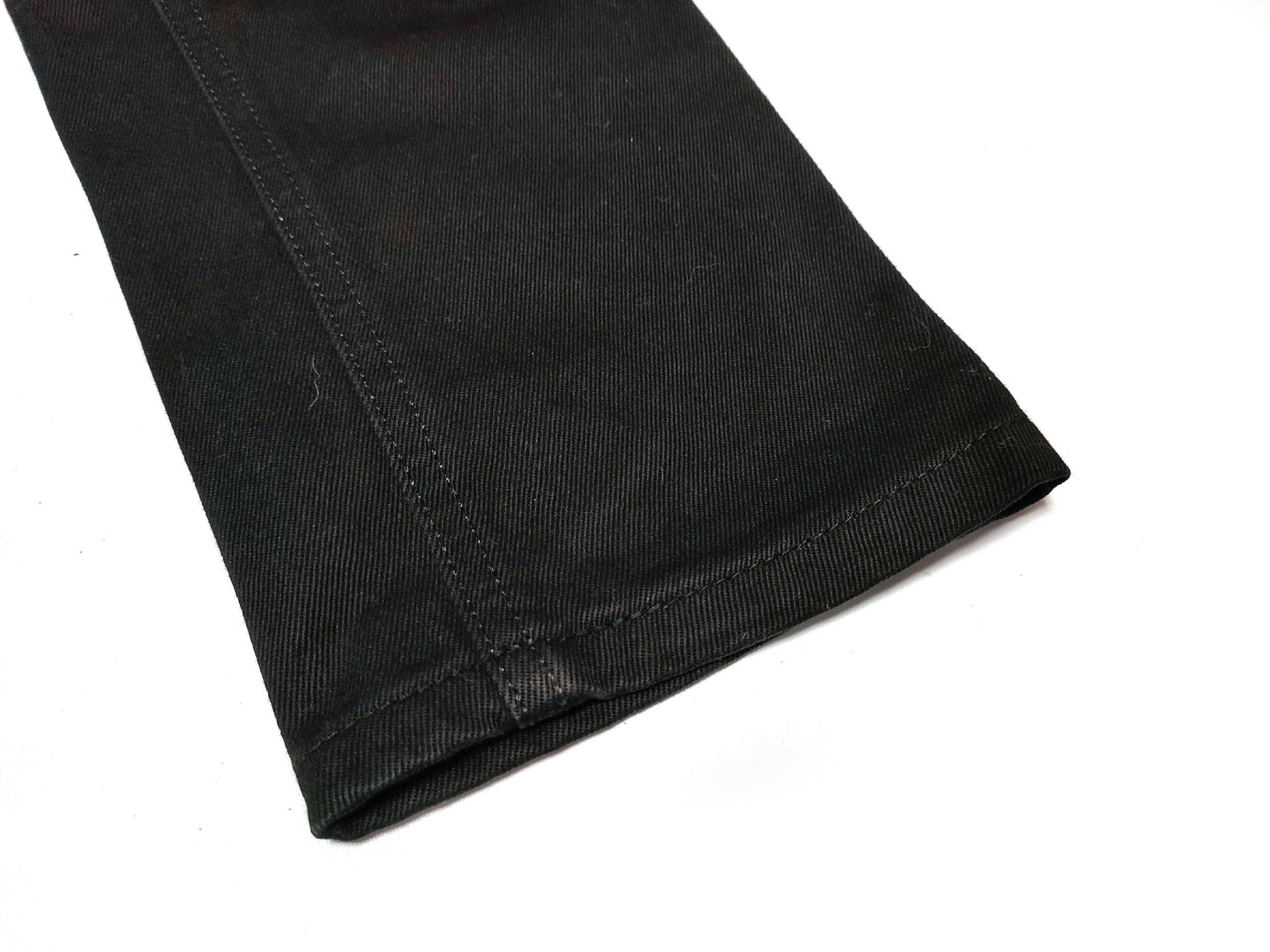 GUCCI Leather x Cotton Contrast Pants