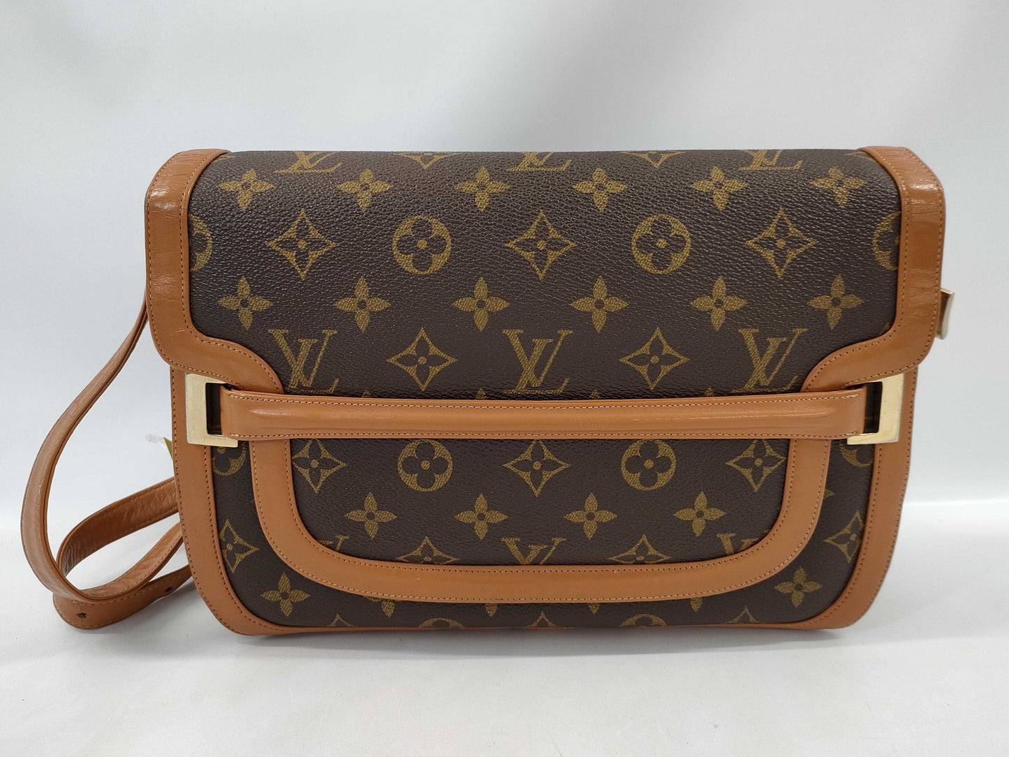 LOUIS VUITTON Monogram Made in USA Vintage Paper Tag Shoulder Bag