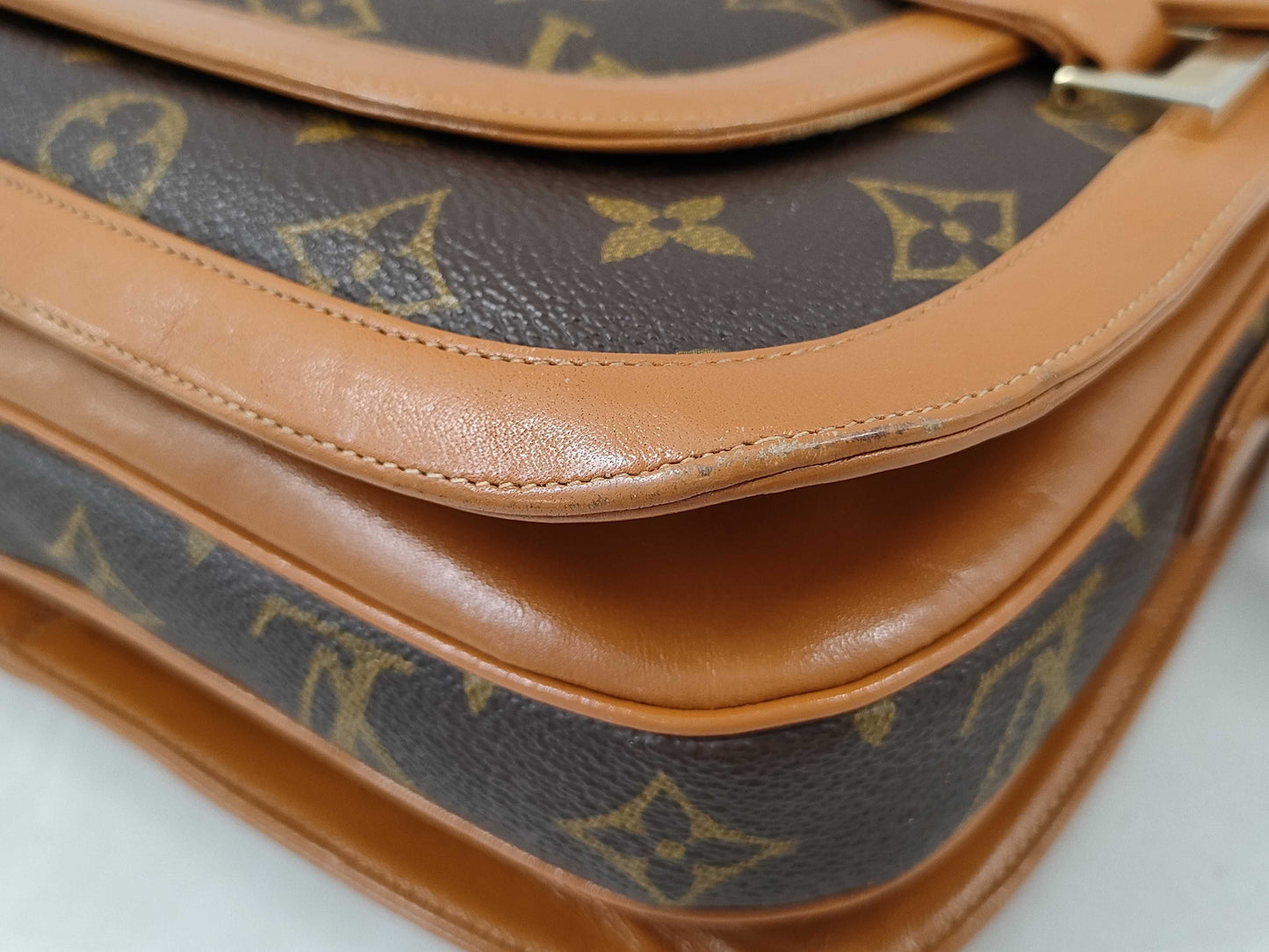 LOUIS VUITTON Monogram Made in USA Vintage Paper Tag Shoulder Bag
