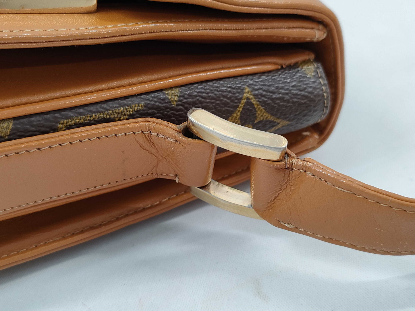 LOUIS VUITTON Monogram Made in USA Vintage Paper Tag Shoulder Bag