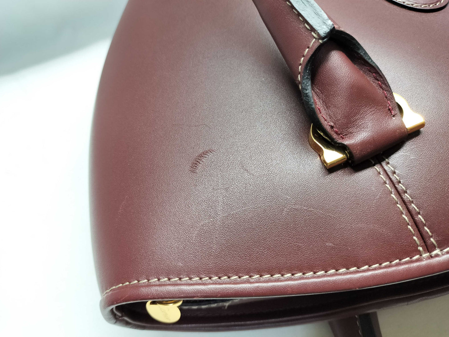 Cartier Must Leather Bordeaux Handbag