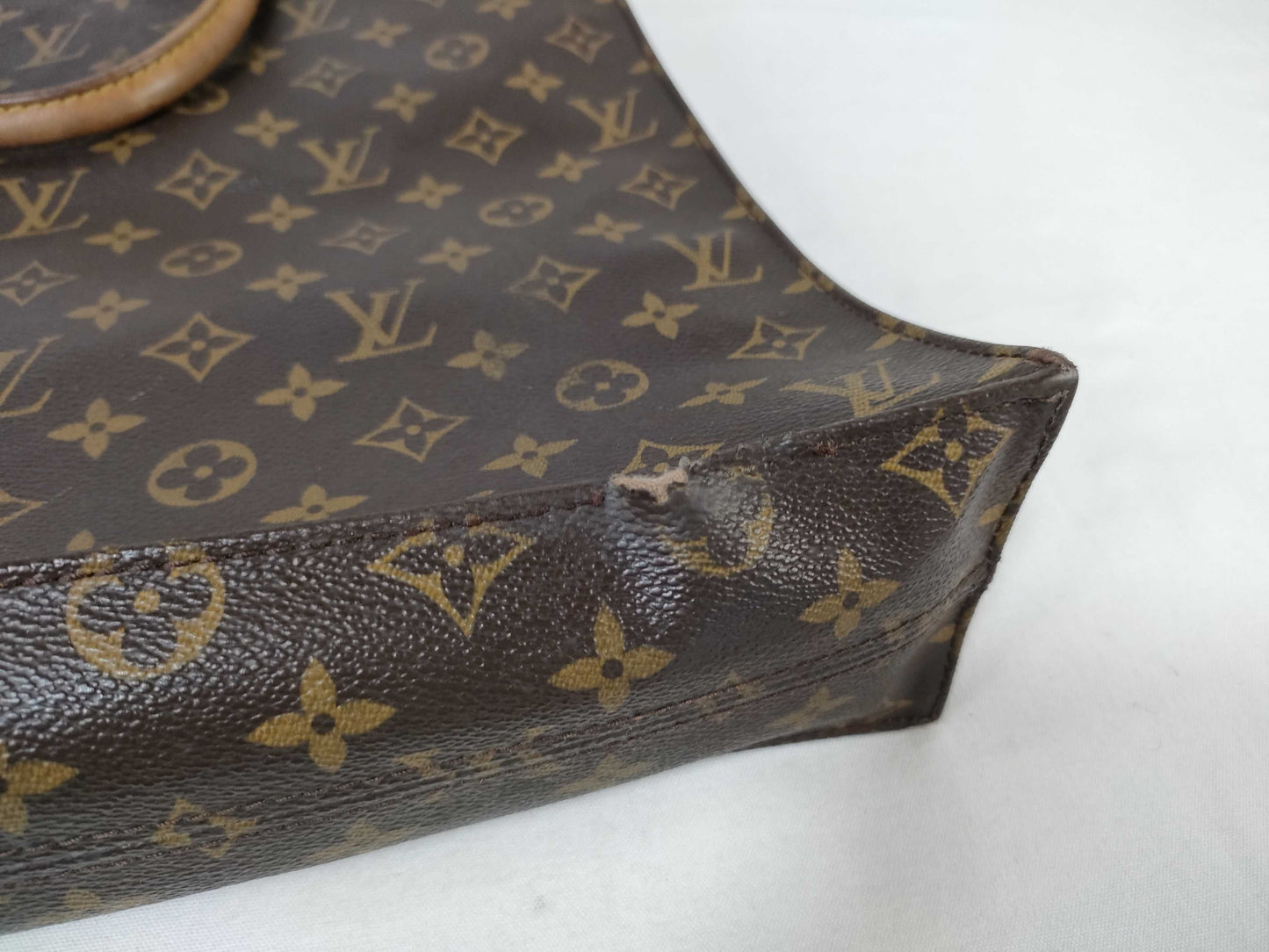 LOUIS VUITTON M51140 Monogram Sac Plat Tote Bag
