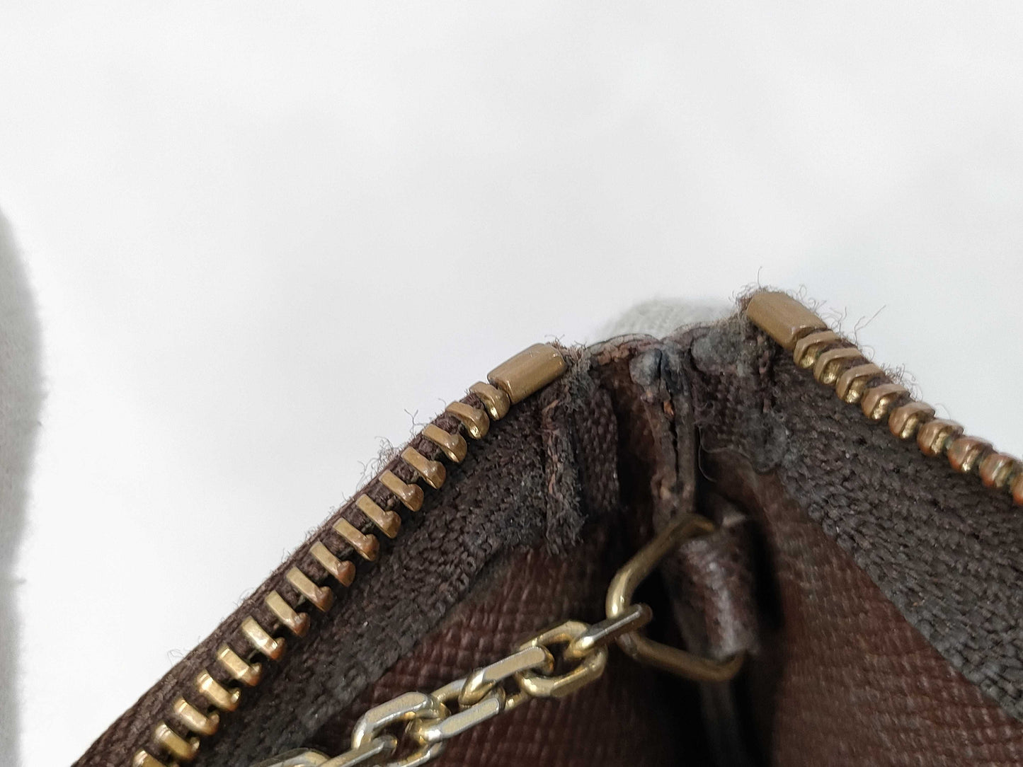 LOUIS VUITTON Damier N62658 Pochette Cle Coin Case