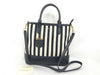 LRL Lauren Ralph Lauren Canvas Stripe 2-Way Handbag