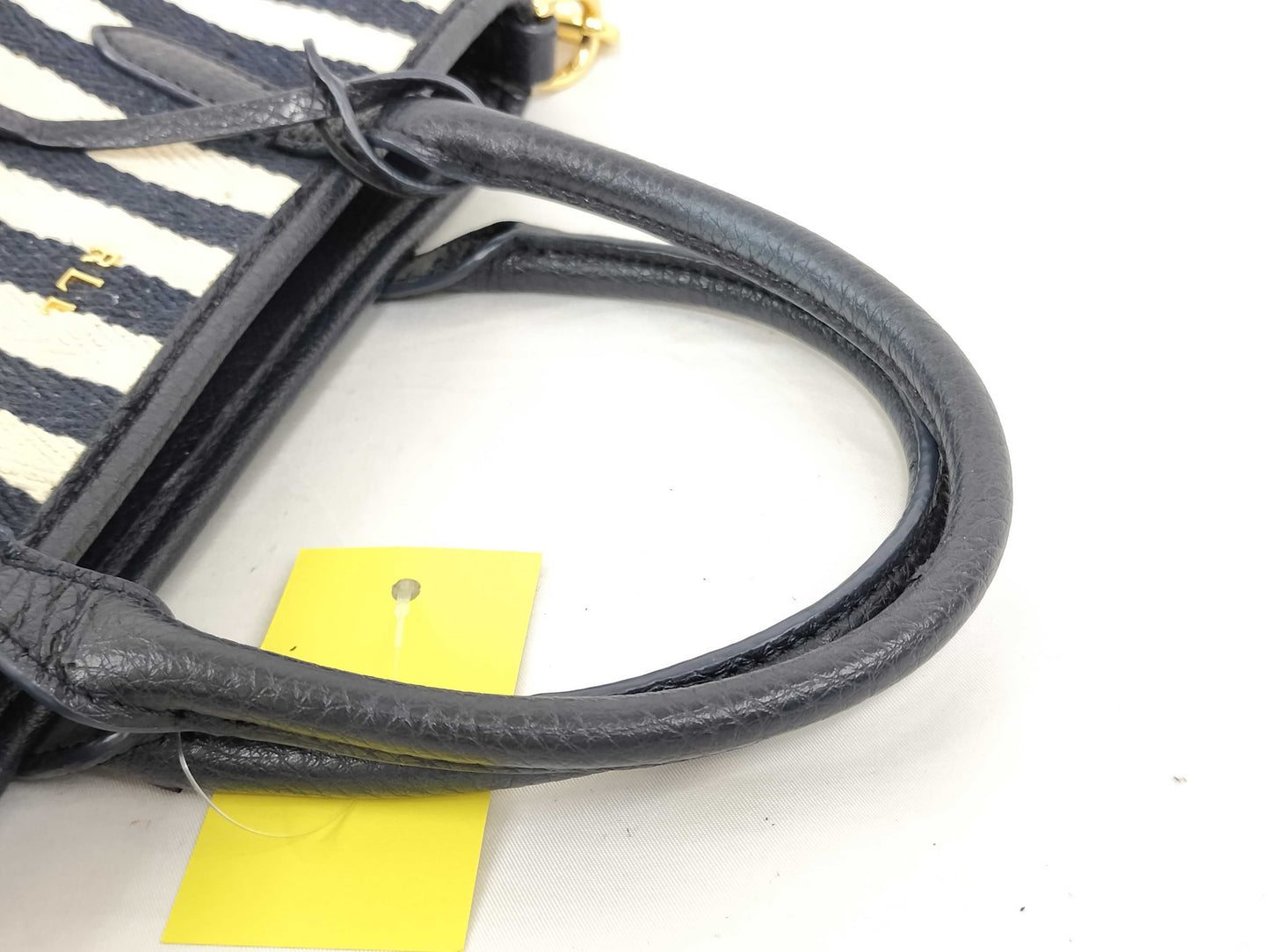LRL Lauren Ralph Lauren Canvas Stripe 2-Way Handbag