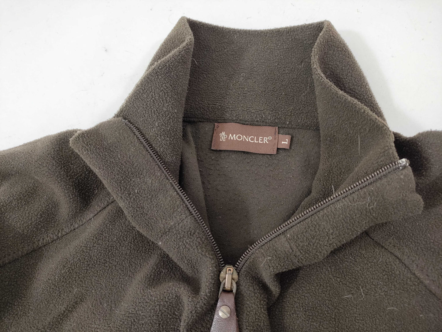 MONCLER Fleece Pull Zip Jacket