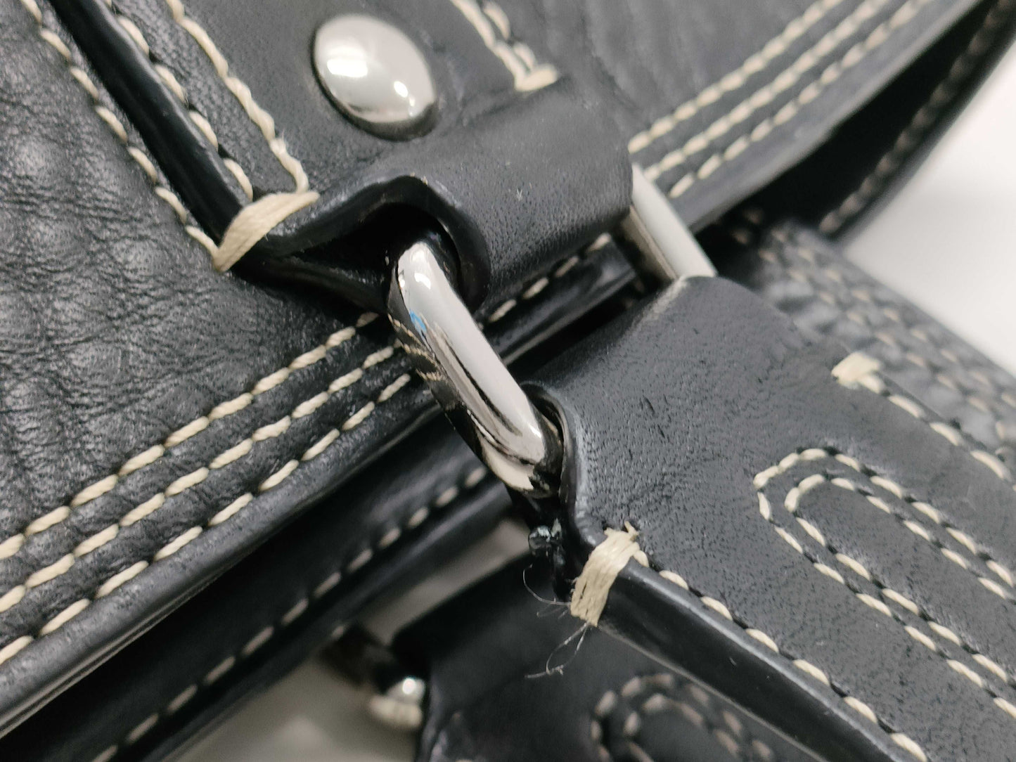 COACH leather handbag