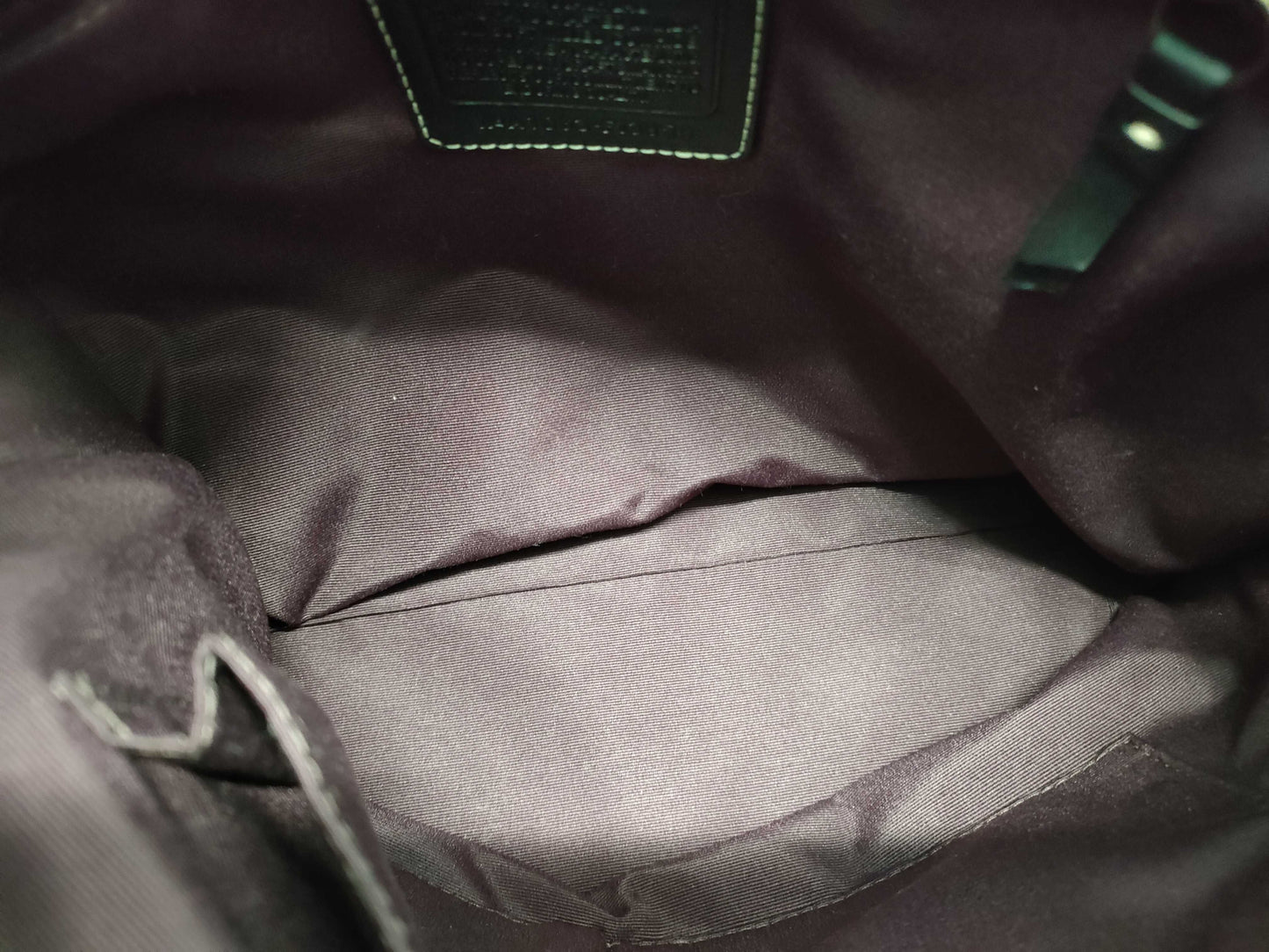 COACH leather handbag