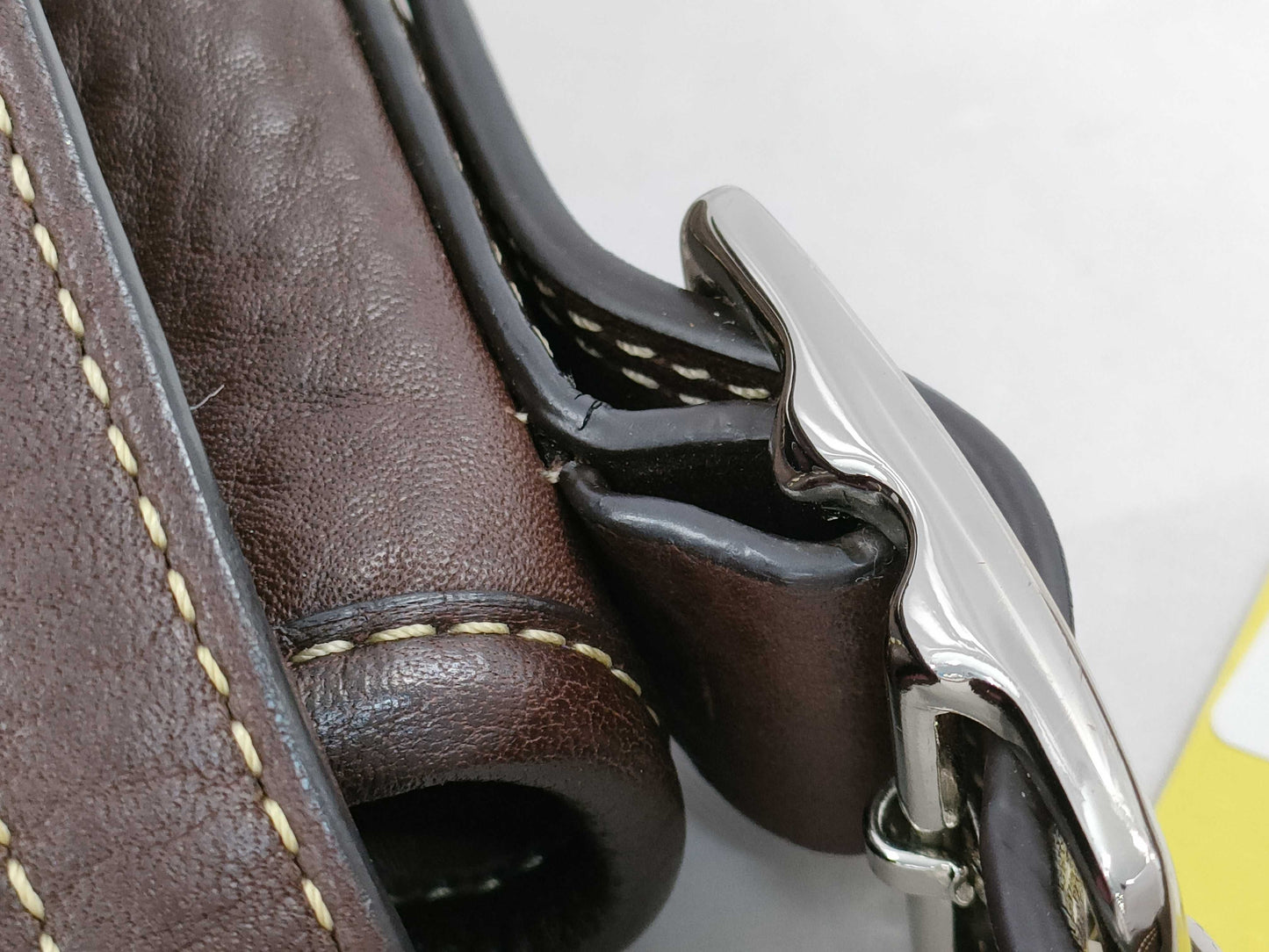 COACH leather shoulder bag