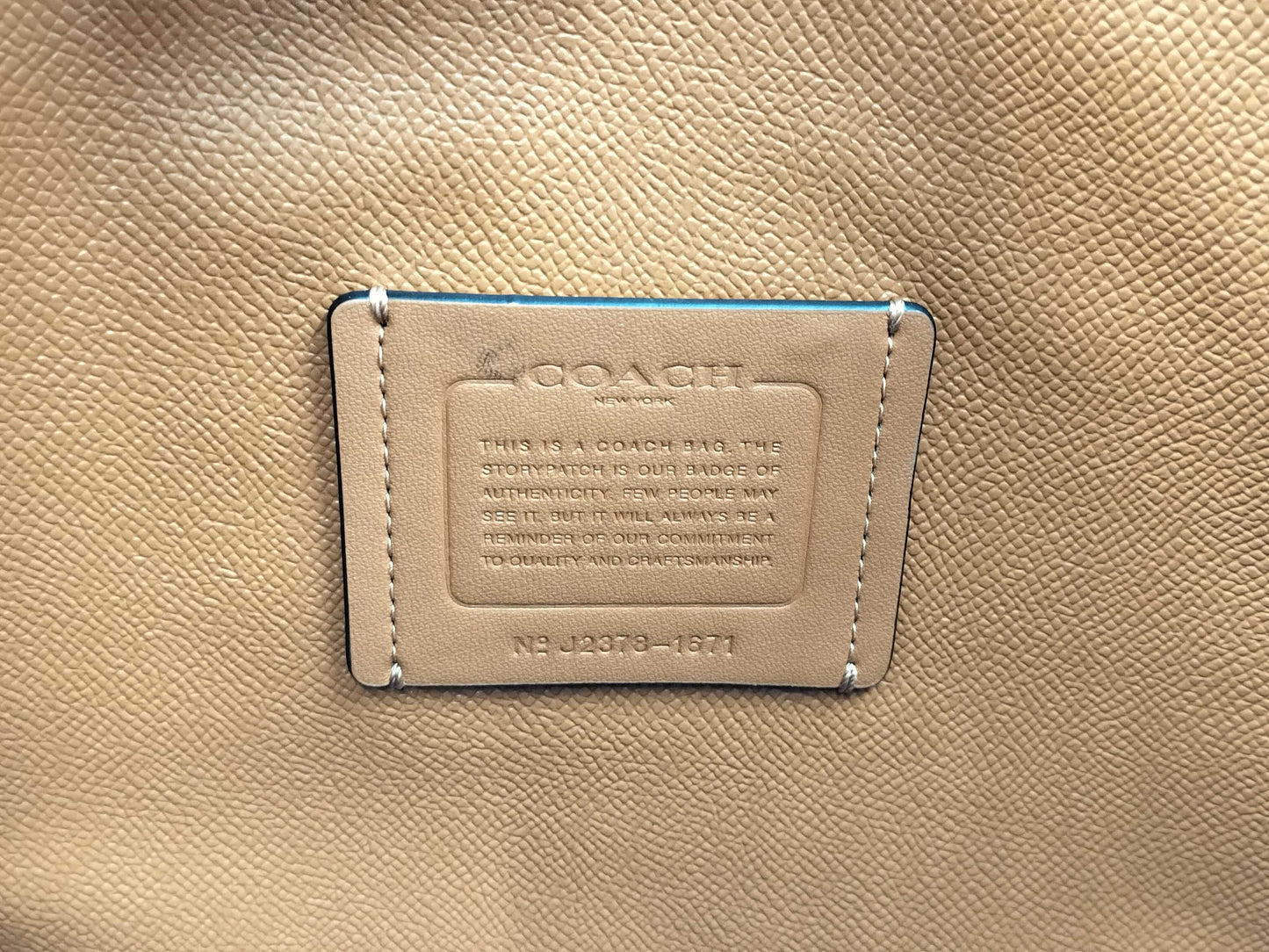 COACH 1671 Tote Bag