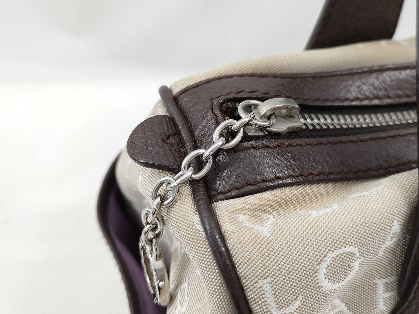 BVLGARI Logomania Logomania Hand Nylon x Canvas Handbag
