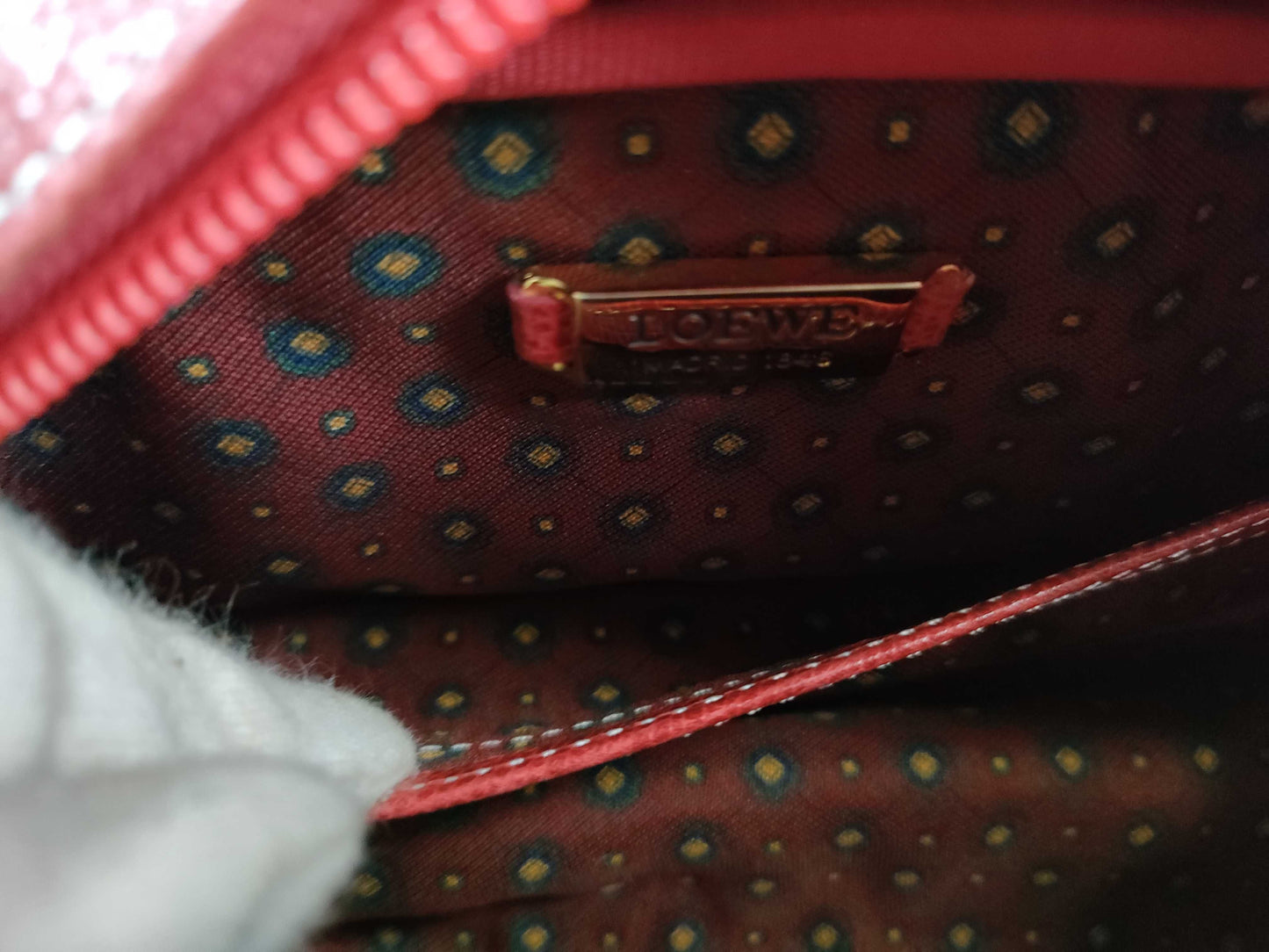 LOEWE Anagram Leather Shoulder Bag