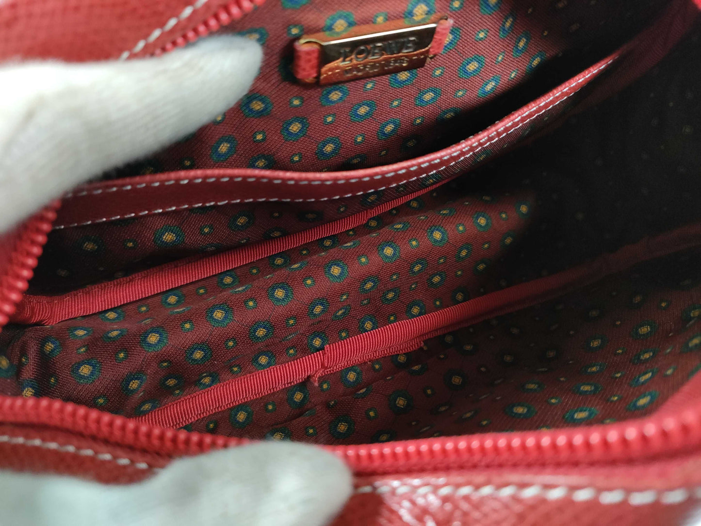 LOEWE Anagram Leather Shoulder Bag