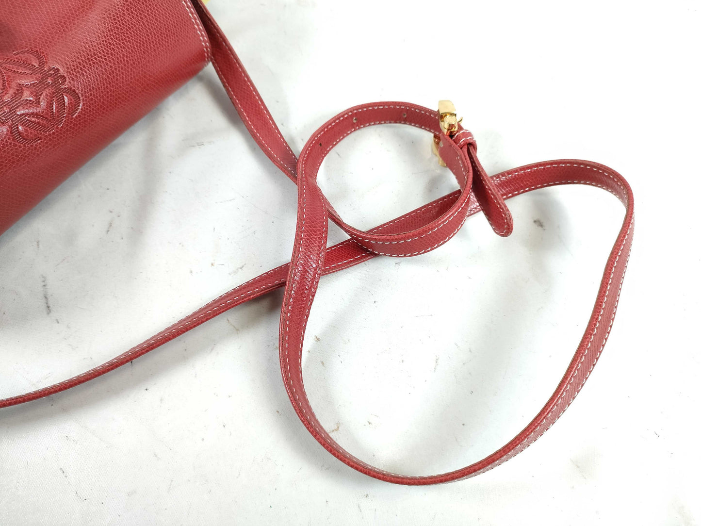LOEWE Anagram Leather Shoulder Bag