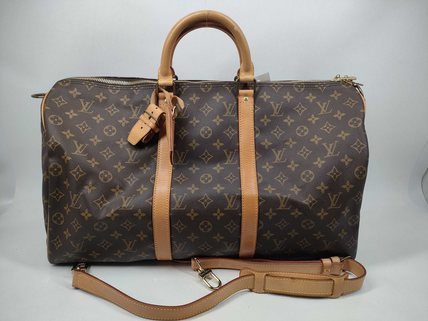 LOUIS VUITTON Monogram M41416 Keepall Bandouliere 50 Boston Bag