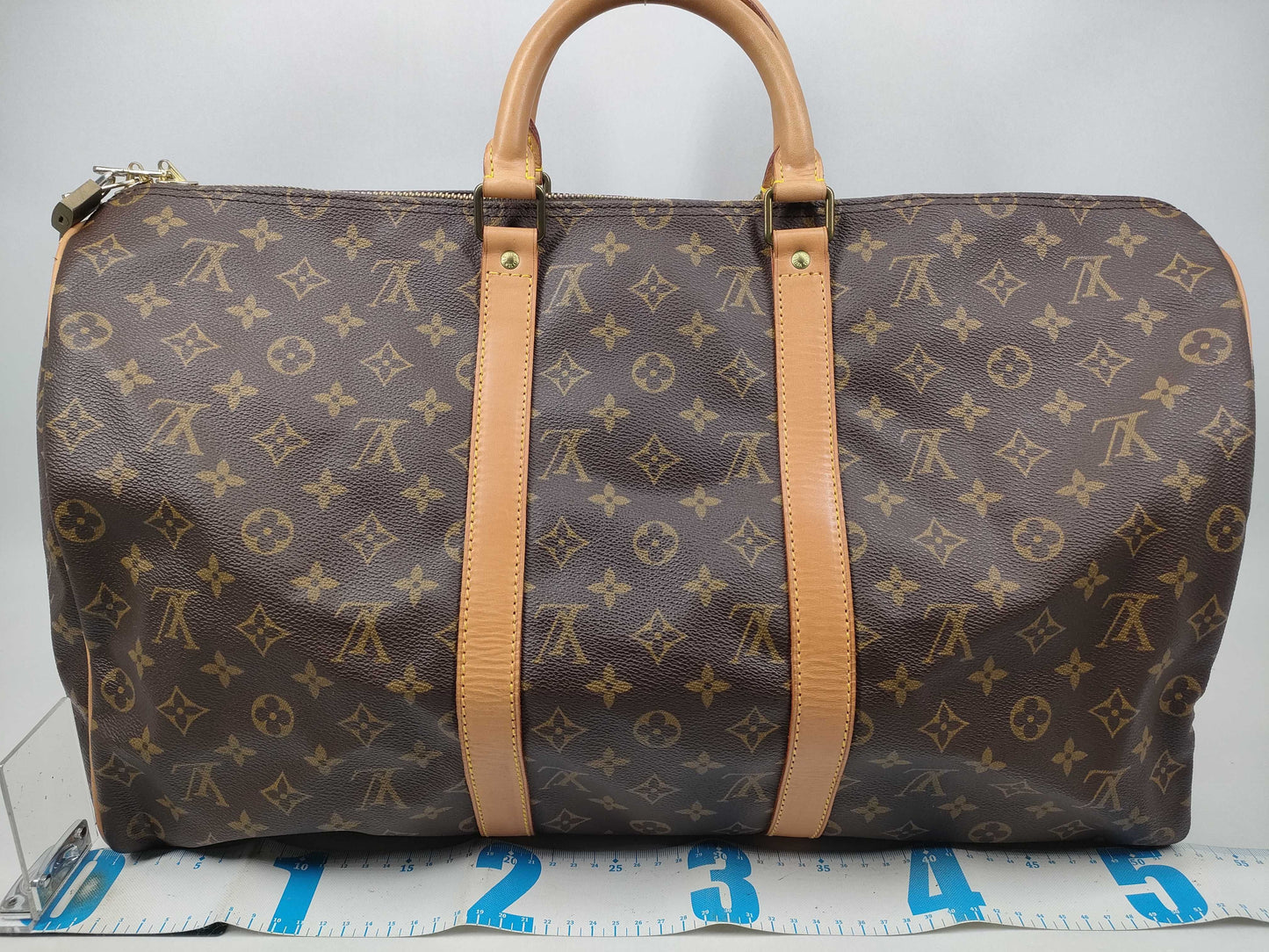 LOUIS VUITTON Monogram M41416 Keepall Bandouliere 50 Boston Bag