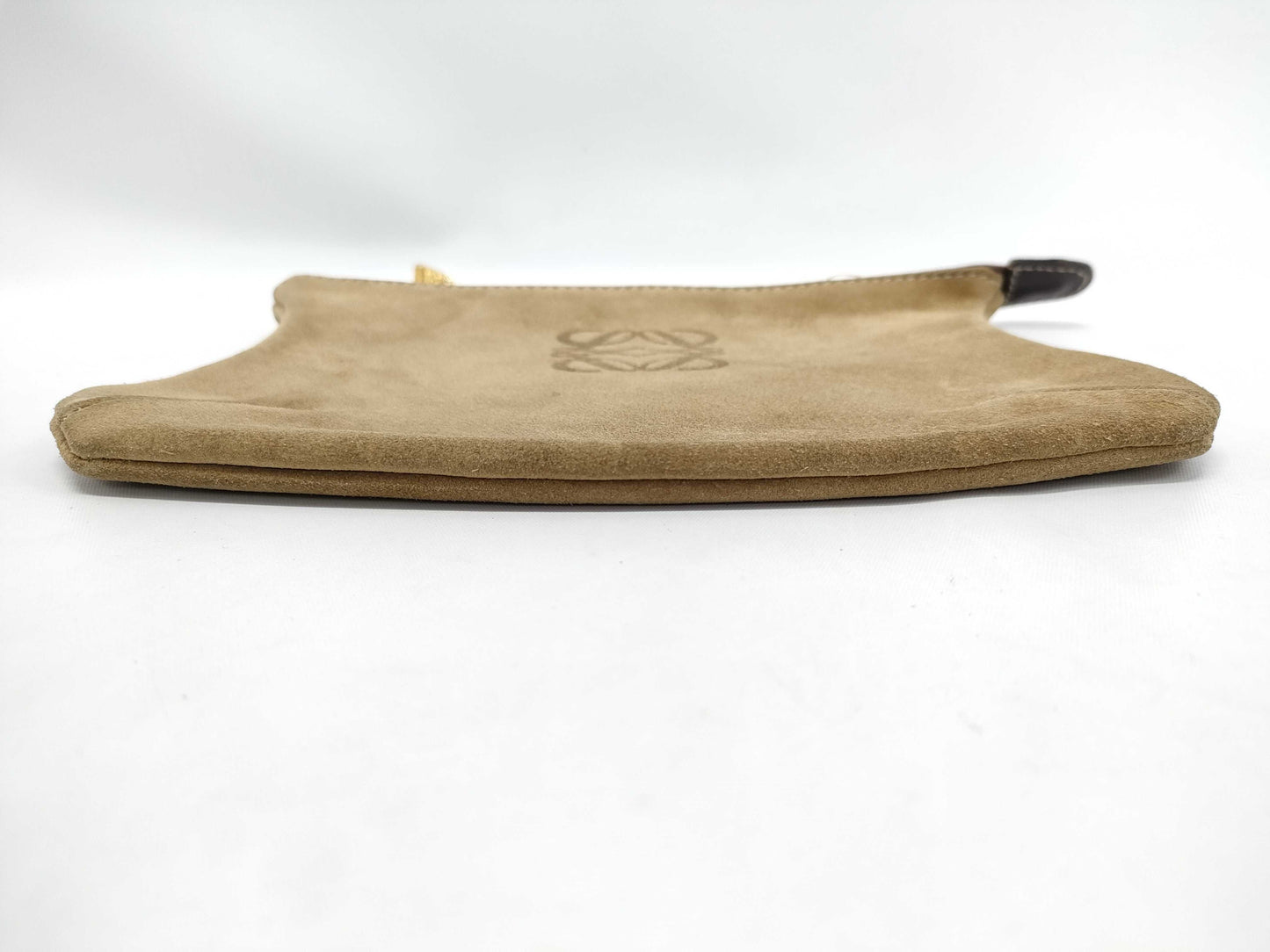 LOEWE Anagram Suede Pouch
