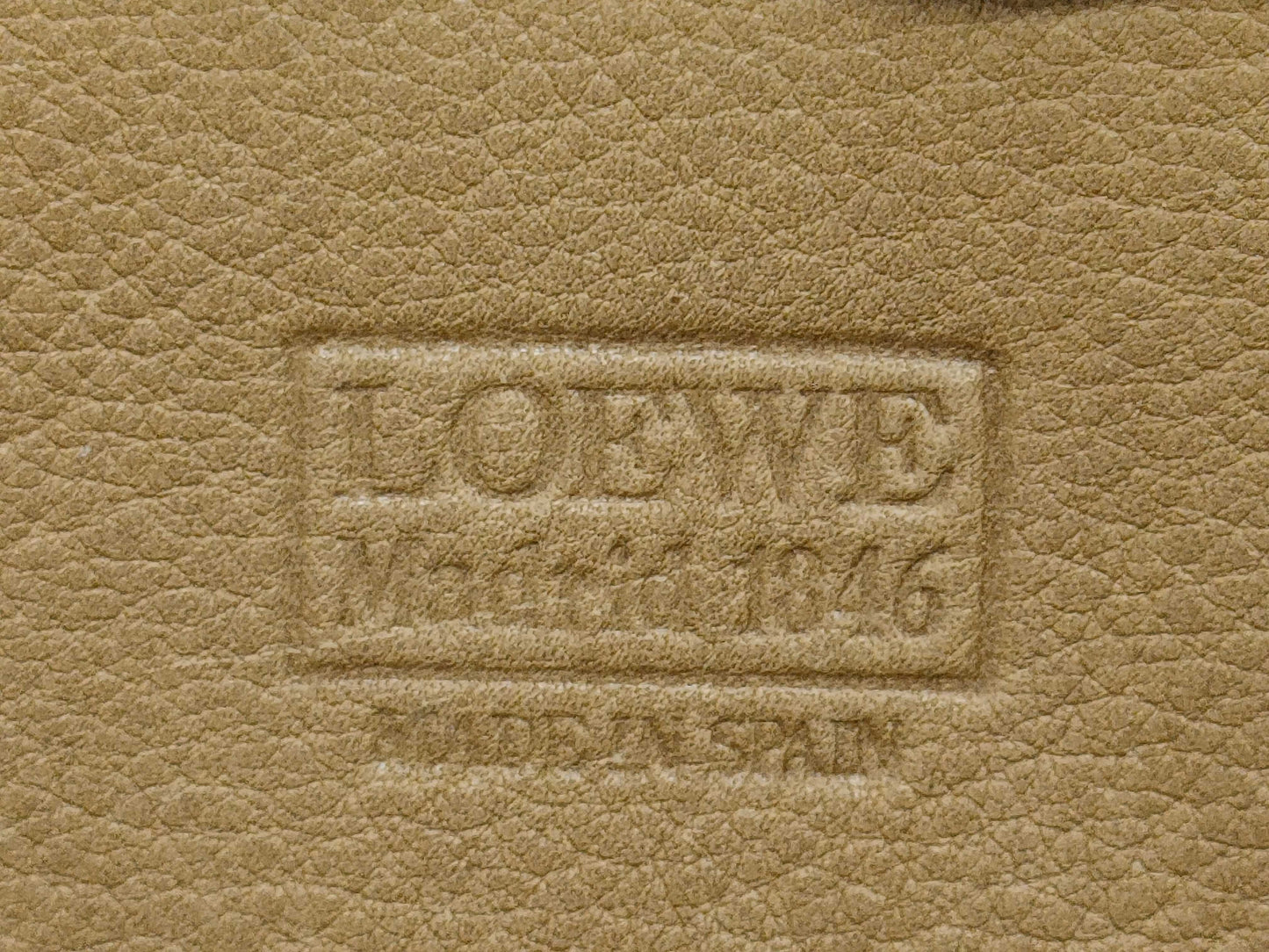 LOEWE Anagram Suede Pouch