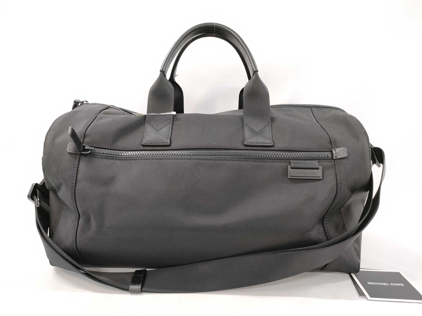 Michael Kors Nylon Boston Bag with ST, Black, Excellent Condition