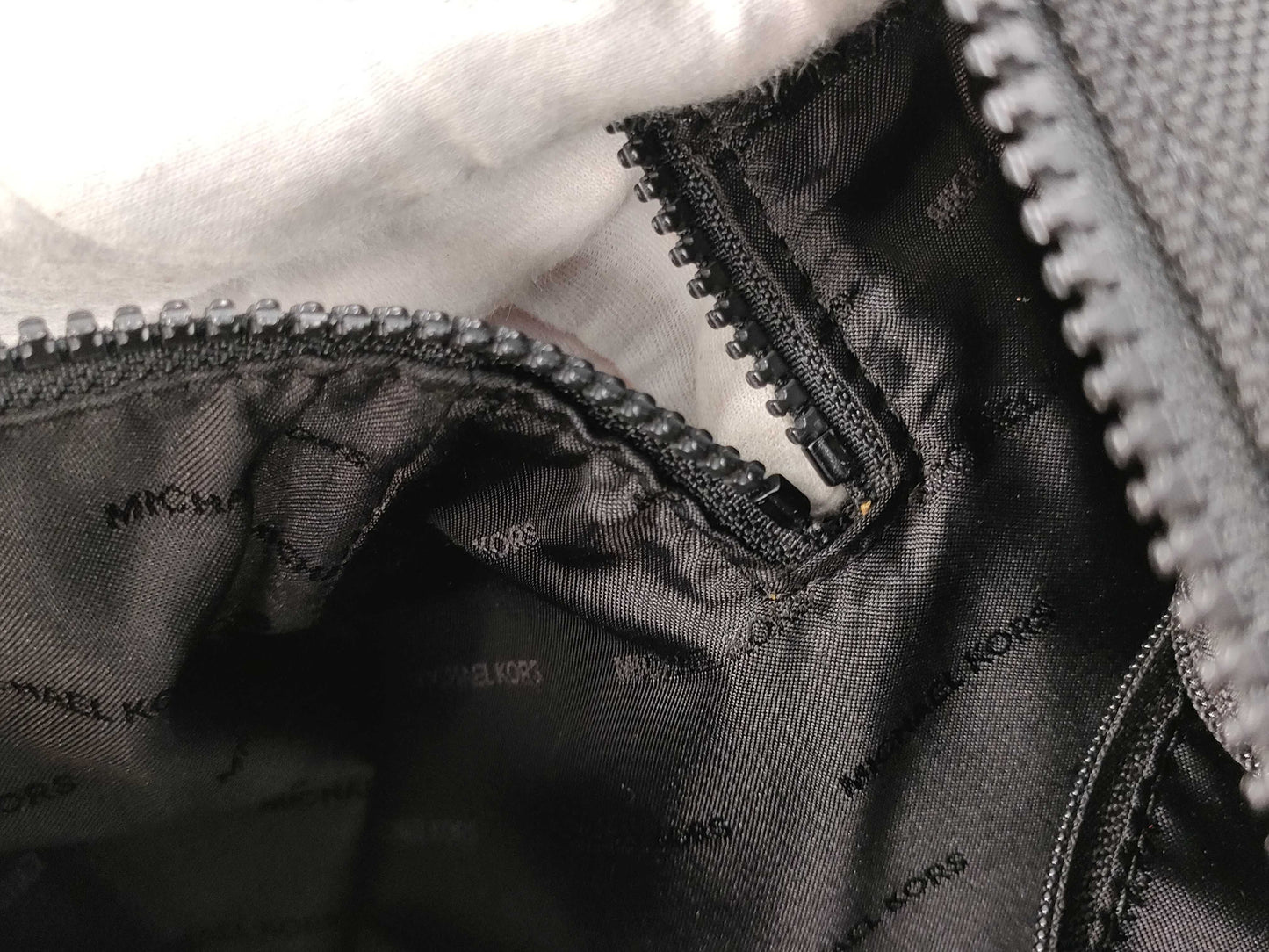 Michael Kors Nylon Boston Bag with ST, Black, Excellent Condition