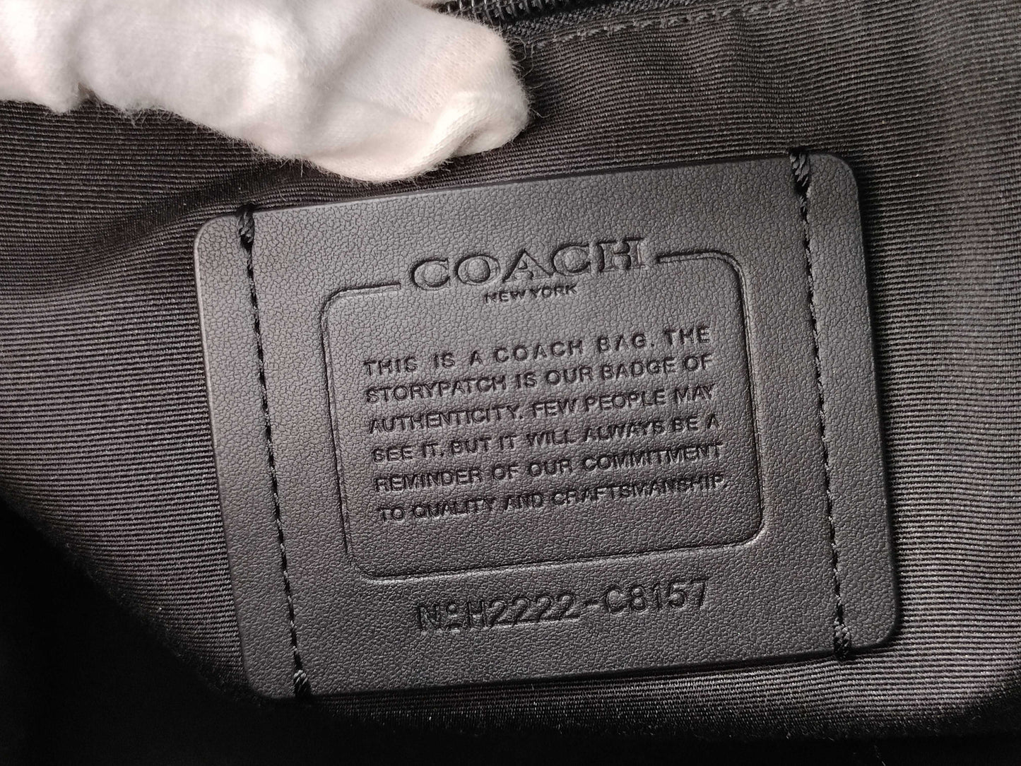 COACH Tote Bag C8157 Green Tote Bag