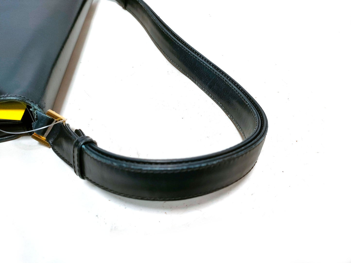 GUCCI Leather GG Metal One-Shoulder Shoulder Bag