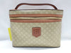 CELINE PVC Leather Macadam Pattern M95 Vanity Bag