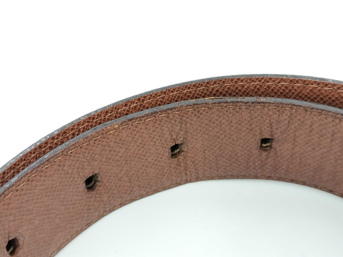 LOUIS VUITTON Taiga M6840 Santur Belt