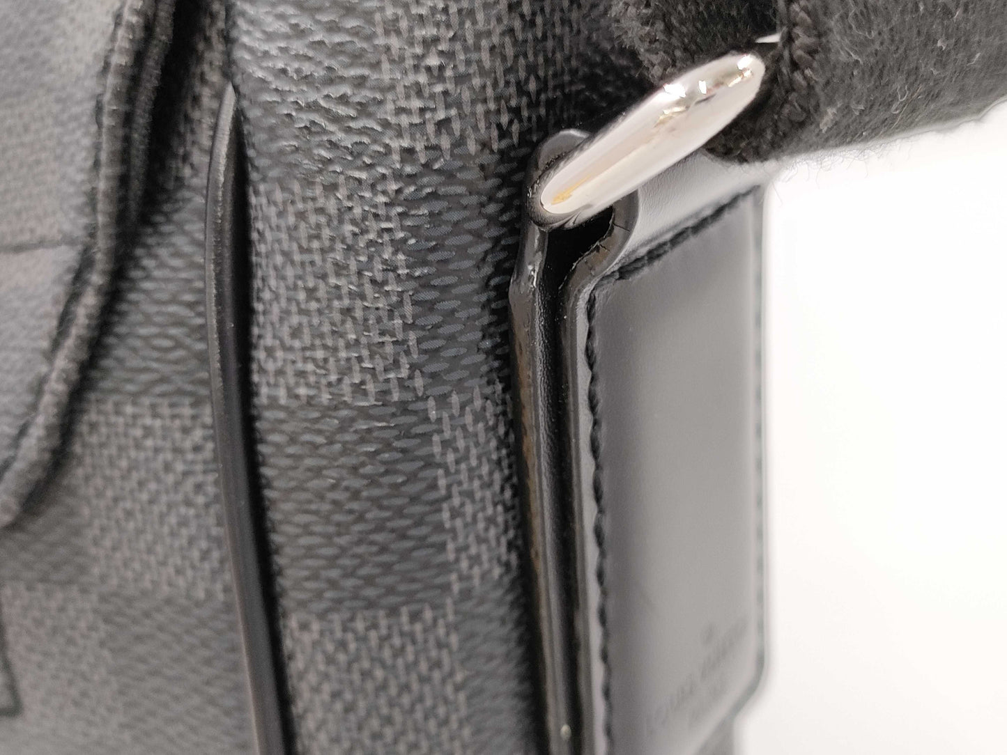 LOUIS VUITTON Damier Graphite N58029 Daniel MM Shoulder Bag