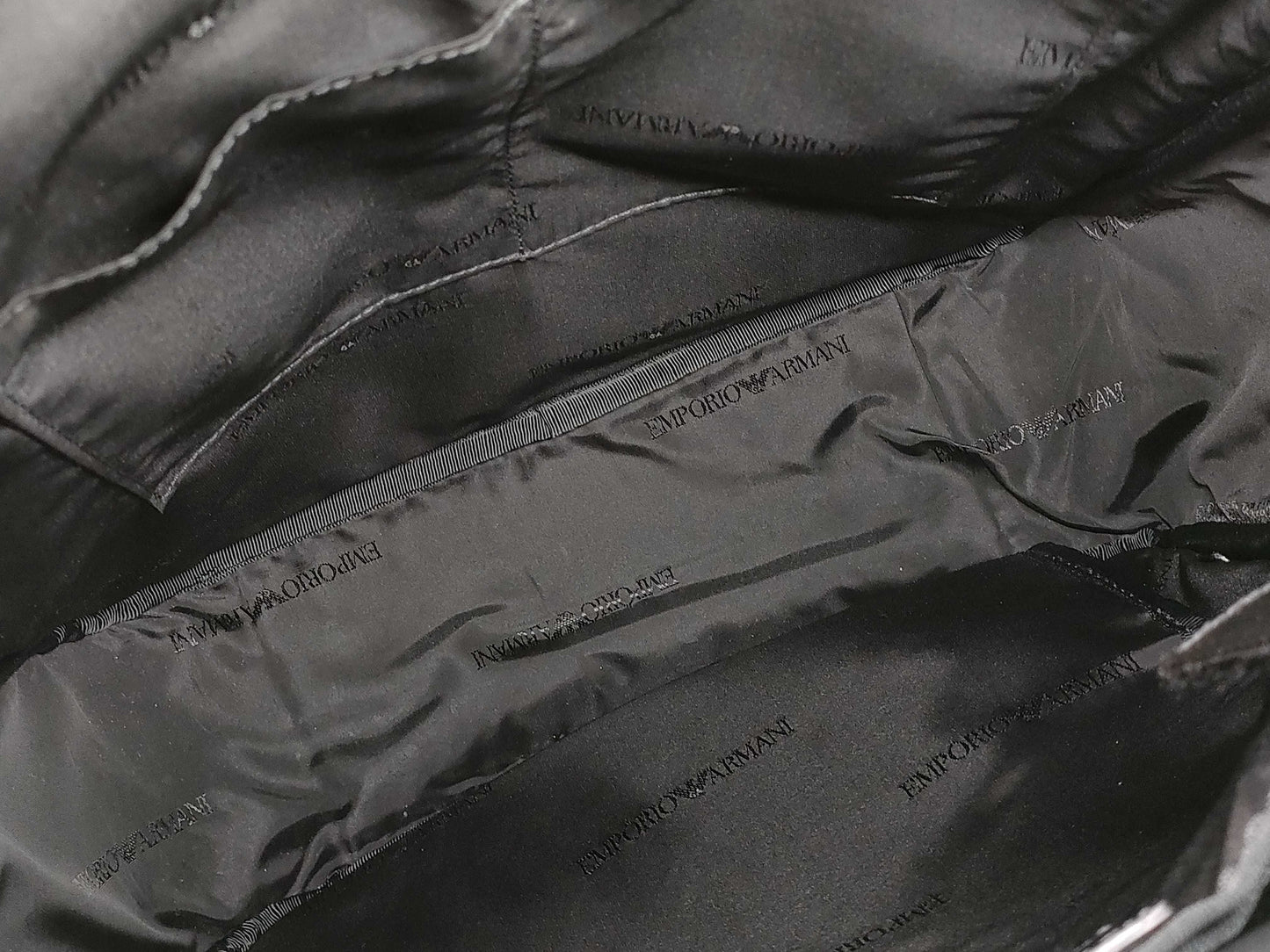 ARMANI Emporio Armani Leather Backpack