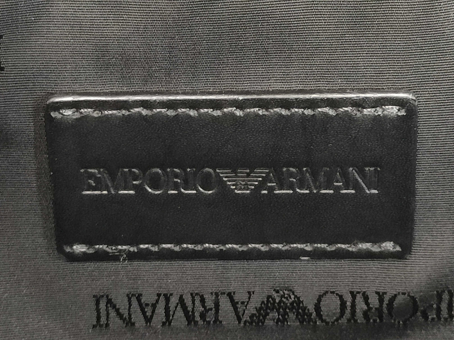 ARMANI Emporio Armani Leather Backpack