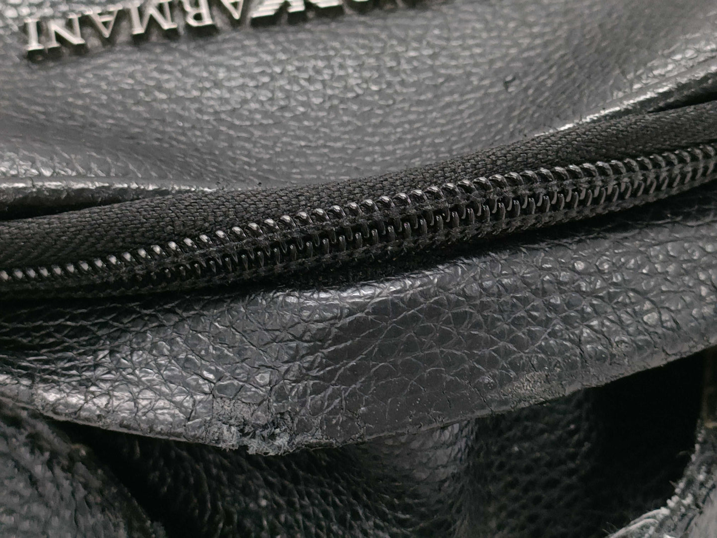 ARMANI Emporio Armani Leather Backpack