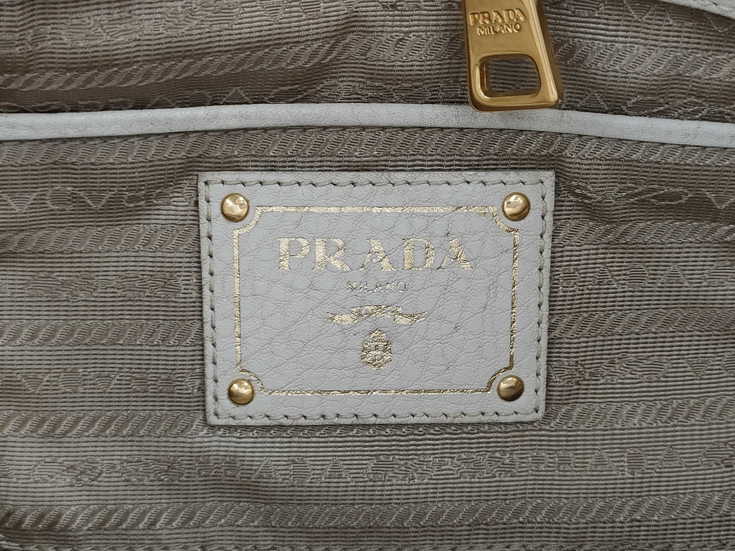PRADA Jacquard/Tote Bag/2WAY/Logo Tote Bag