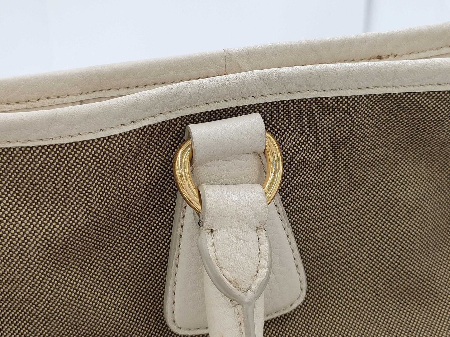 PRADA Jacquard/Tote Bag/2WAY/Logo Tote Bag